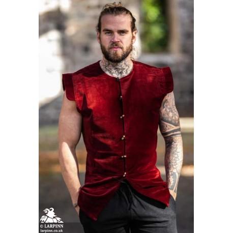 Heinrich Doublet Vest - Red