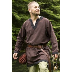 RFB Viking Leather Armour - Brown - LARP Breastplate - Chest Armour