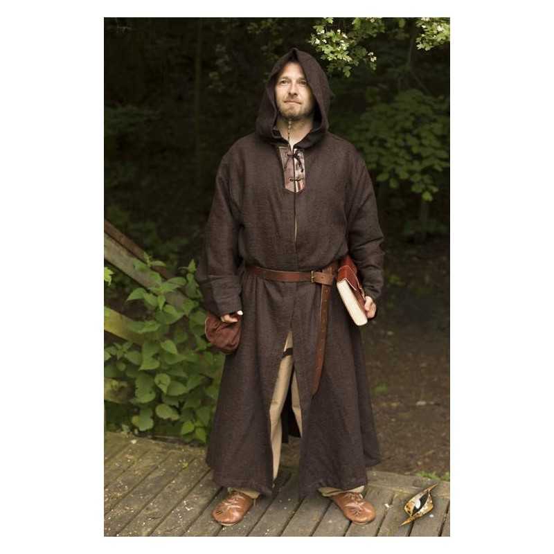 Monk Robe - Brown - Benedict Robe - LARP Costume - Cleric - Mage