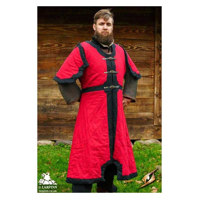 Dastan Gambeson - Red/Black - LARP Padded Armour - Costume